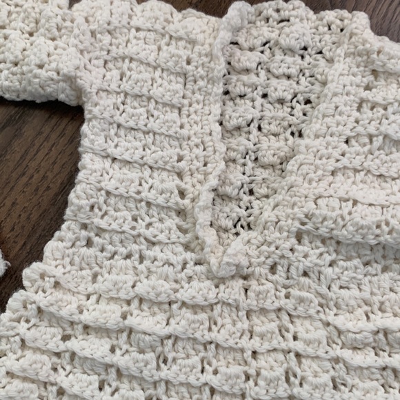 Vintage Baby Infant Girl Handmade Crochet Clothes
HANDMADE CROCHET Dress outfit - Picture 3 of 9